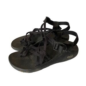 Chaco Z1 Classic Sport Sandals Black Adjustable Straps Women W10